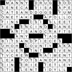 LA Times Crossword Answers Friday June 4th 2021