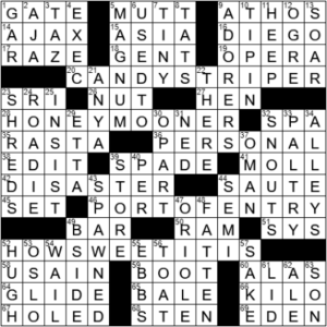 LA Times Crossword Answers Monday June 21st 2021