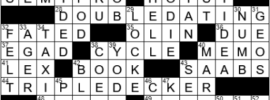 LA Times Crossword Answers Monday June 7th 2021