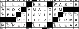 LA Times Crossword Answers Saturday June 12th 2021