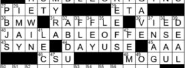 LA Times Crossword Answers Thursday June 17th 2021