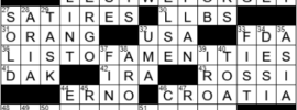 LA Times Crossword Answers Tuesday June 15th 2021