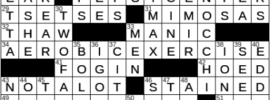 LA Times Crossword Answers Tuesday June 1st 2021