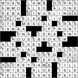 LA Times Crossword Answers Tuesday June 29th 2021