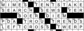 LA Times Crossword Answers Wednesday June 23rd 2021