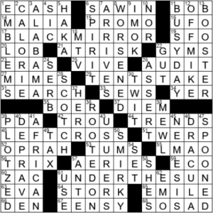 LA Times Crossword Answers Wednesday June 23rd 2021