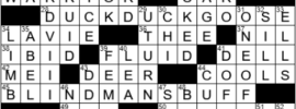 LA Times Crossword Answers Wednesday June 30th 2021