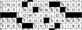 LA Times Crossword Answers Wednesday June 9th 2021