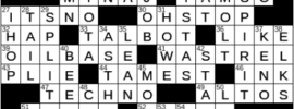 LA Times Crossword Answers Friday July 16th 2021