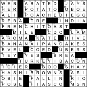 LA Times Crossword Answers Friday July 30th 2021