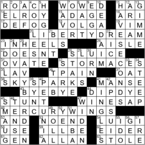 LA Times Crossword Answers Friday July 9th 2021