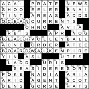LA Times Crossword Answers Monday July 19th 2021