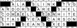 LA Times Crossword Answers Monday July 26th 2021