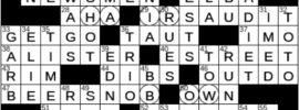 LA Times Crossword Answers Monday July 5th 2021