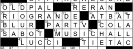 LA Times Crossword Answers Saturay July 10th 2021