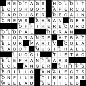 LA Times Crossword Answers Saturay July 10th 2021