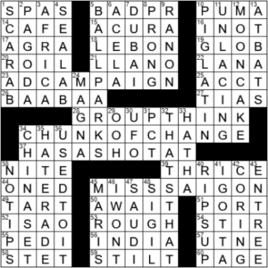 LA Times Crossword Answers Saturday July 3rd 2021