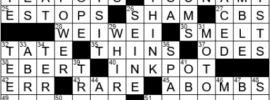 LA Times Crossword Answers Saturday July 17th 2021