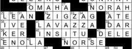 LA Times Crossword Answers Saturday July 31st 2021