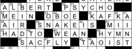 LA Times Crossword Answers Thursday July 15th 2021