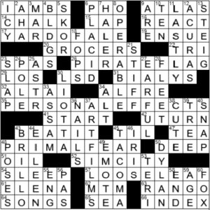 LA Times Crossword Answers Thursday July 1st 2021