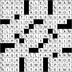 LA Times Crossword Answers Tuesday July 27th 2021