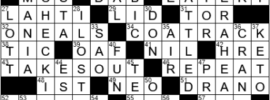 LA Times Crossword Answers Wednesday July 14th 2021