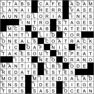 LA Times Crossword Answers Wednesday July 14th 2021