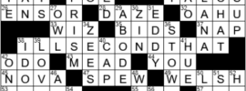 LA Times Crossword Answers Wednesday July 21st 2021