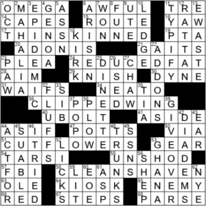 LA Times Crossword Answers Friday August 27th 2021