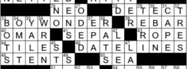 LA Times Crossword Answers Monday August 16th 2021