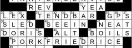 LA Times Crossword Answers Monday August 30th 2021