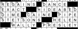 LA Times Crossword Answers Monday August 9th 2021