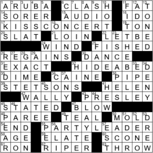 LA Times Crossword Answers Monday August 9th 2021