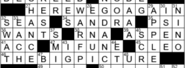 LA Times Crossword Answers Saturday August 14th 2021