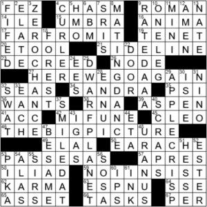 LA Times Crossword Answers Saturday August 14th 2021