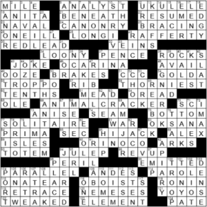 LA Times Crossword Answers Sunday August 8th 2021