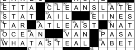 LA Times Crossword Answers Thursday August 26th 2021