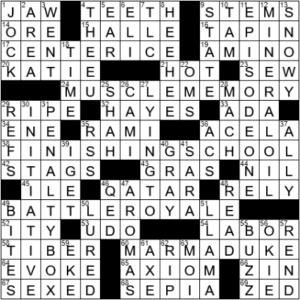 LA Times Crossword Answers Tuesday August 10th 2021