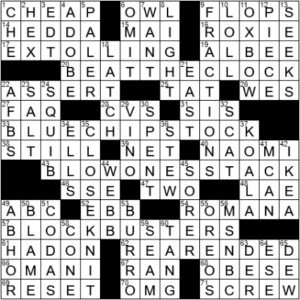 LA Times Crossword Answers Wednesday August 18th 2021