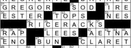 LA Times Crossword Answers Friday September 10th 2021