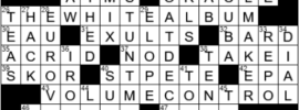 LA Times Crossword Answers Friday September 24th 2021