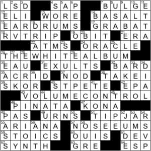 LA Times Crossword Answers Friday September 24th 2021
