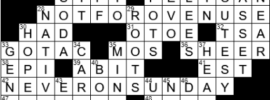 LA Times Crossword Answers Friday September 3rd 2021