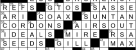 LA Times Crossword Answers Saturday September 11th 2021