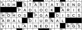 LA Times Crossword Answers Saturday September 18th 2021