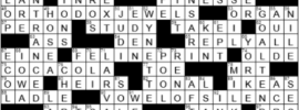 LA Times Crossword Answers Sunday September 26th 2021