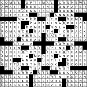 LA Times Crossword Answers Sunday September 5th 2021