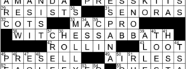 LA Times Crossword Answers Thursday September 16th 2021