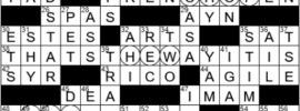 LA Times Crossword Answers Thursday September 2nd 2021